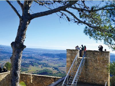 Vistes del Penedès des del mirador
